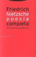 POESÍA COMPLETA (1869-1888) NIETZSCHE